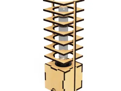 DESK LAMP STL AND DXF FILES 3D print model