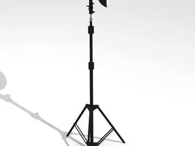 Light umbrella and lamp holder 3D model