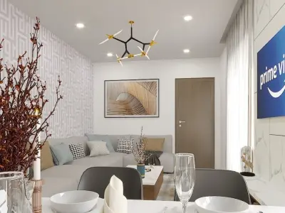 Living and Dining Interior Design - 2 3D model