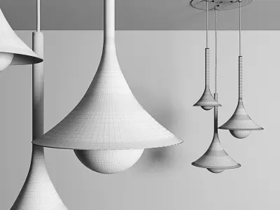Ceiling lamp 3D model 15