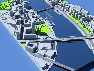 London 3D Map 3D model