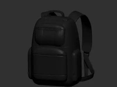 backpack high poly sculpt 3d printable ver 7 3D model 3D model 3D model