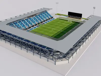 PayPal Park - San Jose Earthquakes Stadium - USA 3D model