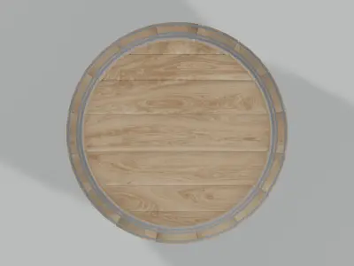 Light Toasted British Barrel 3D model