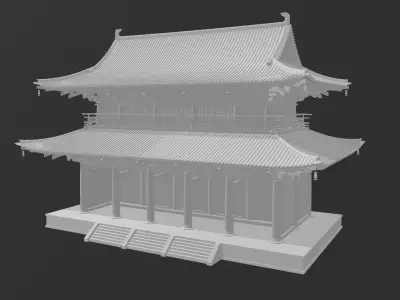 China Architectural building 3D print model
