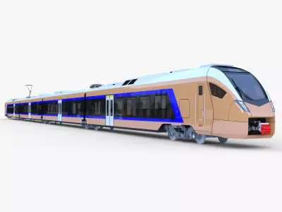 Stadler Flirt train exterior 3D model