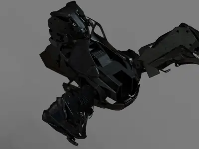 Scifi mech space 3D model
