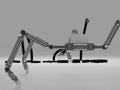 Tentacle hands Free 3D model