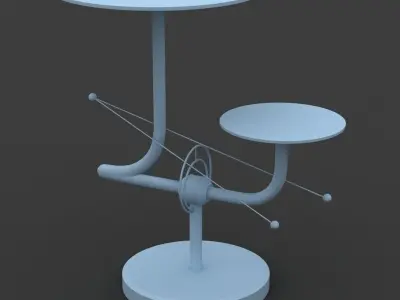 Table Telephone 08 3D model