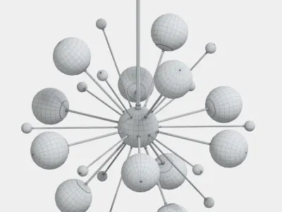 Ceiling Chandelier 3D model buy