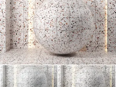 3 in 1 4k Terrazzo Confetti Vol 3 - seamless - pbr Texture