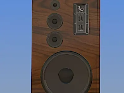 Infinity SM-152 Speaker - High Poly Free 3D model