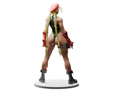 Cammy SF6 Low-poly 3D model