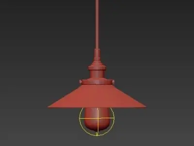 RH pendant lights loft 2 3D model