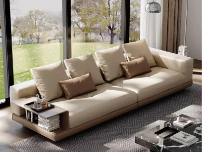 Interior Living Room Scene 3D model