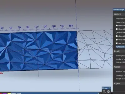 wall texture design repeating 3D model