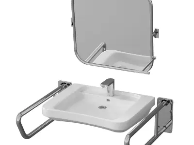 Washbasin for disaabled people  3D model