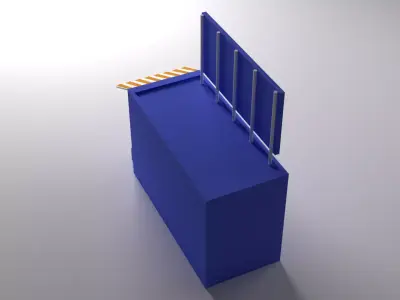 Simple Shop Building - Game Ready Asset Free low-poly 3D model