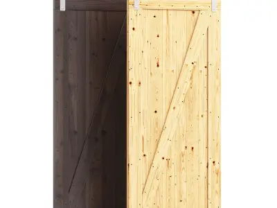 Barn door C 3D model
