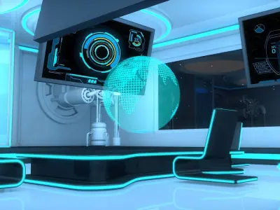 Sci Fi Room 3D model