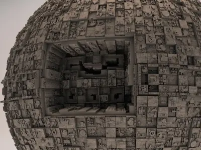 Space Station - The Globe 3D model