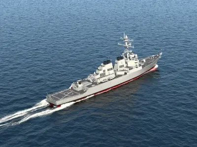  US Warships 3D Models Collection 