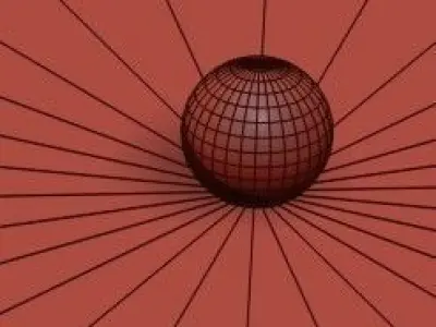 Blue Dogwood Table Lamp 3D model