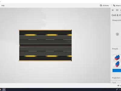 bridge without light  Free 3D model