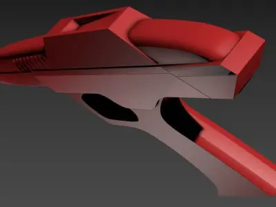 Energy Pistol - TNG Movies Style Phaser 3D print model