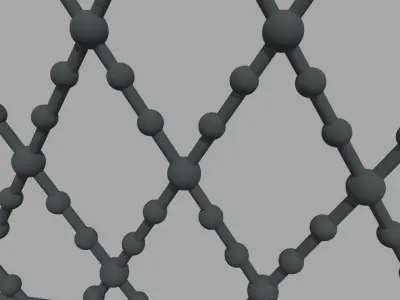 Fence 05 Low-poly 3D model