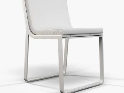 Gandia Blasco Flat chair without arms 3D model