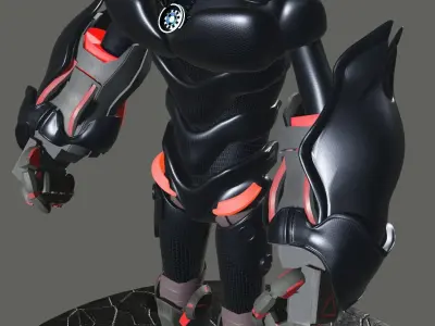 3D robot sybork 3D model
