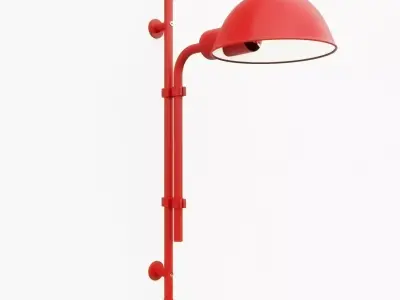 Sconce wall lamp with shade 3D model