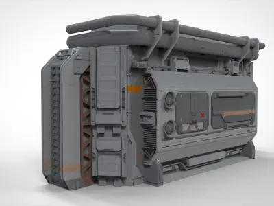 Sci Fi Modular Environment 2 3D model