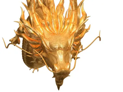  Gold Dragon rigged V3 HD 