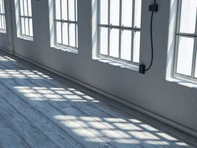 Loft interior Scene 3 3D model