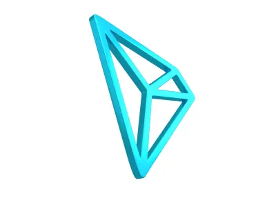TRON Coin V2 006 Low-poly 3D model