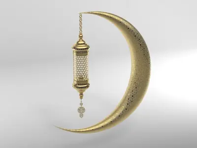 Ramadan Month Lantern 3D model