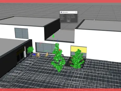 Villa S modern house 3D model