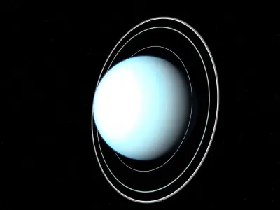 uranus 3d max corona rander model 3D model 3D model 3D model