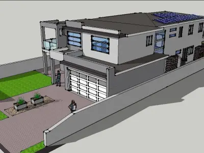 Modern House Design 3D model order