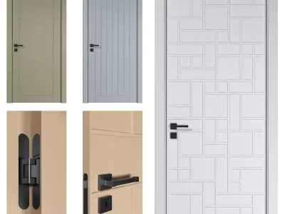 Interior door 002 3D model