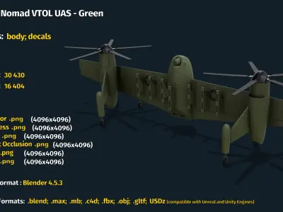  Sikorsky Nomad VTOL UAS - Green 