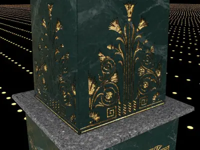 Obelisk ancient Egypt Low-poly 3D model