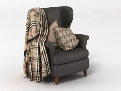 Armchair 002 3D model
