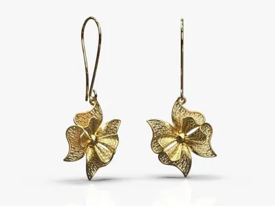 Fashion earrings 3D print model