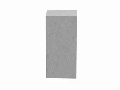 Concrete Block 3D model 3