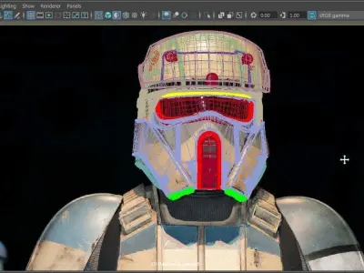 SHORETROOPER helmet STL file for 3d print 3D print model