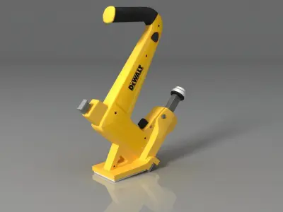 DEWALT Manual Flooring Cleat Nailer DWMFN-201 Low-poly 3D model