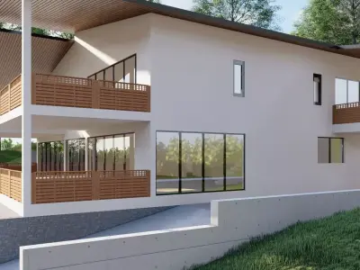 Modern House 007 3D model